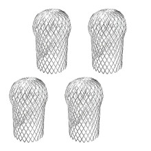 Ochronna Siatka do Rynny Aluminiowa 3,5", Rozszerzalna, 4 Szt., Zapobiega Zatykaniu