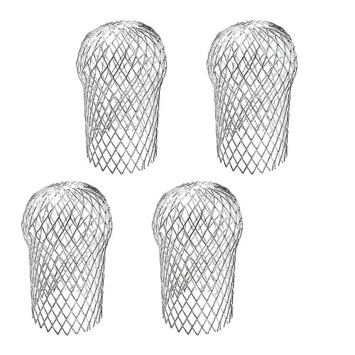 Protetor de Calha e Condutor de Água, Malha de Alumínio Expansível 3,5 Polegadas para Folhas e Detritos (4 Unidades)