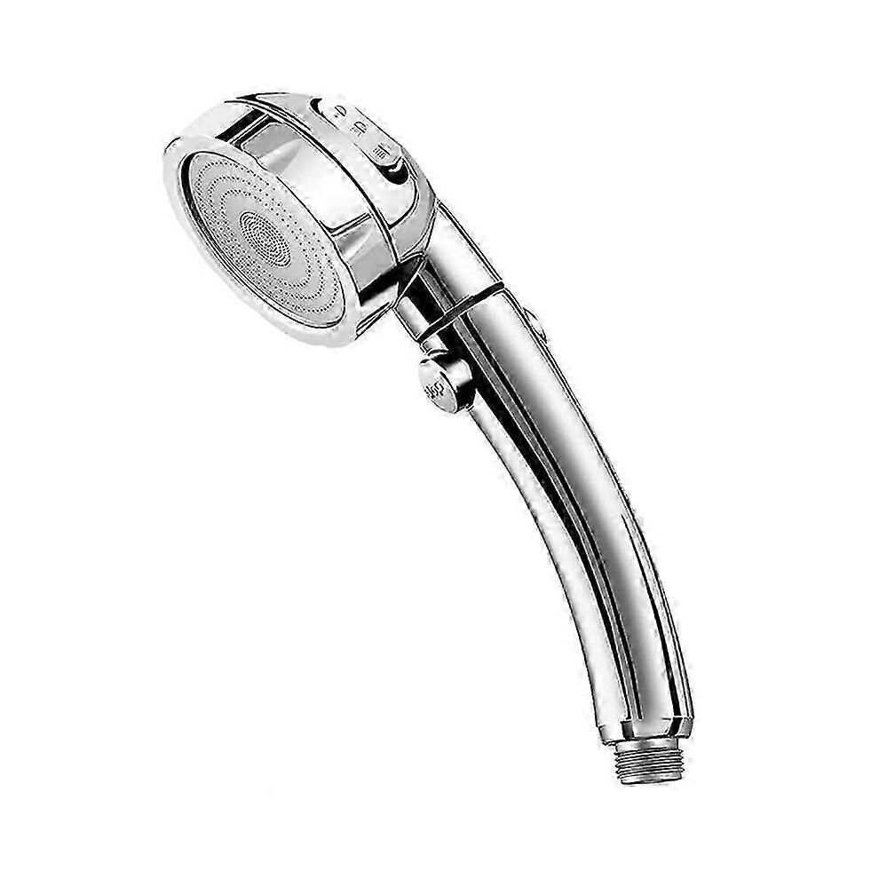 Handheld Shower Head With Push Button Control, 3 Mode Saves 30% Water, High Pressure Spa-Like Spray, Abs Chrome Finish 6901508477162