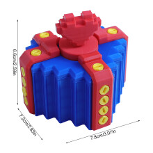 (Red Blue) \"Eco-Friendly Prank Gift Box w/ Annoying Mechanism\" (48 chars)