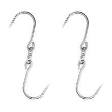 2Pièces Crochets Robustes En Pour Accroche Viandes Variées