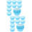 200Pièces Liners Gâteau Papier Bleu Pour Cupcakes Muffins Chocolats 1