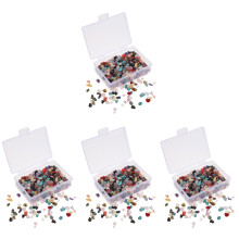 4Boxes Smooth Irregular Chip Stone Beads for DIY Necklace and Bracelet