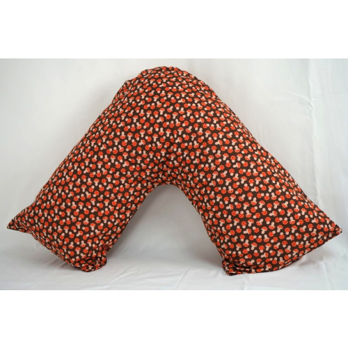 Brand New Printed Back & Neck V-Shaped Orthopaedic Pillow Case Poly Cotton (Pattern 11)