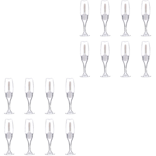 16Pièces Bouteilles Gloss Forme Vin Compactes Et Durables