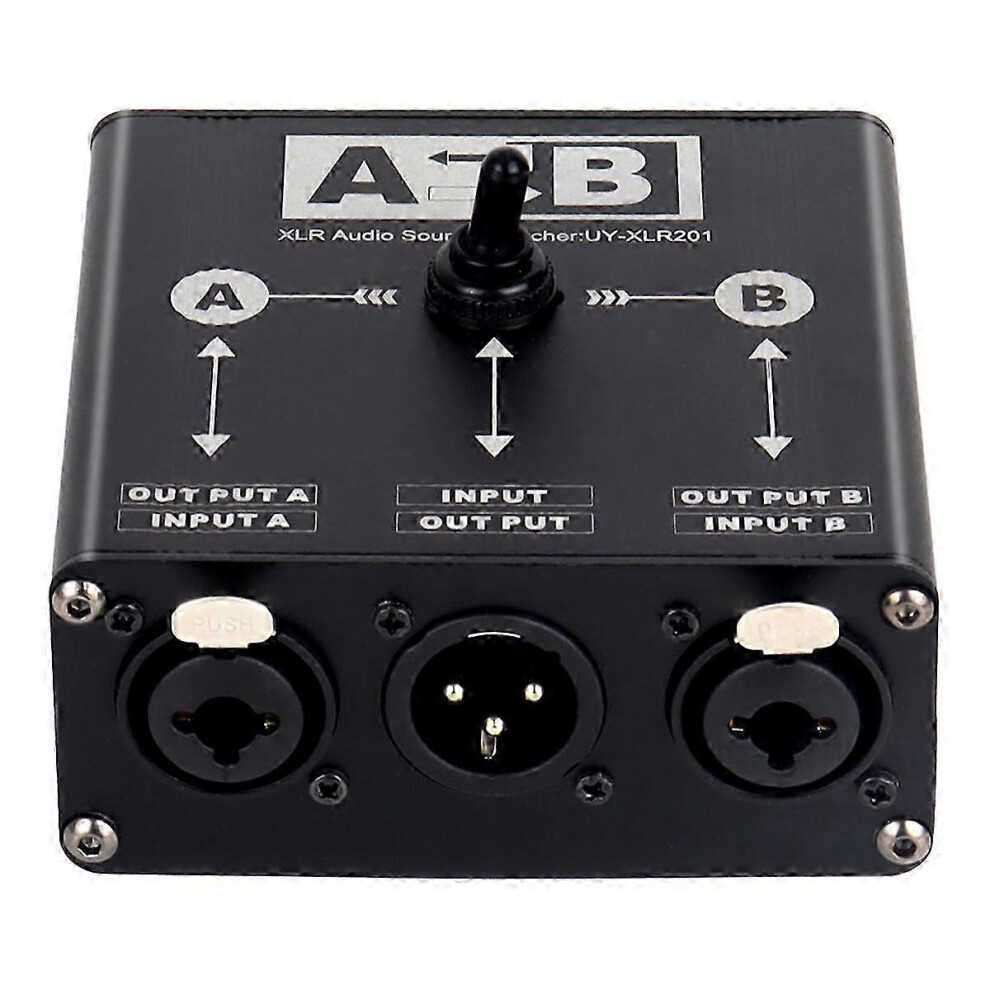 Passive Balanced Audio Switcher For Stage Talkback Systems, 1 Input To 2 Outputs With Non-Common Ground Design 6901508489165