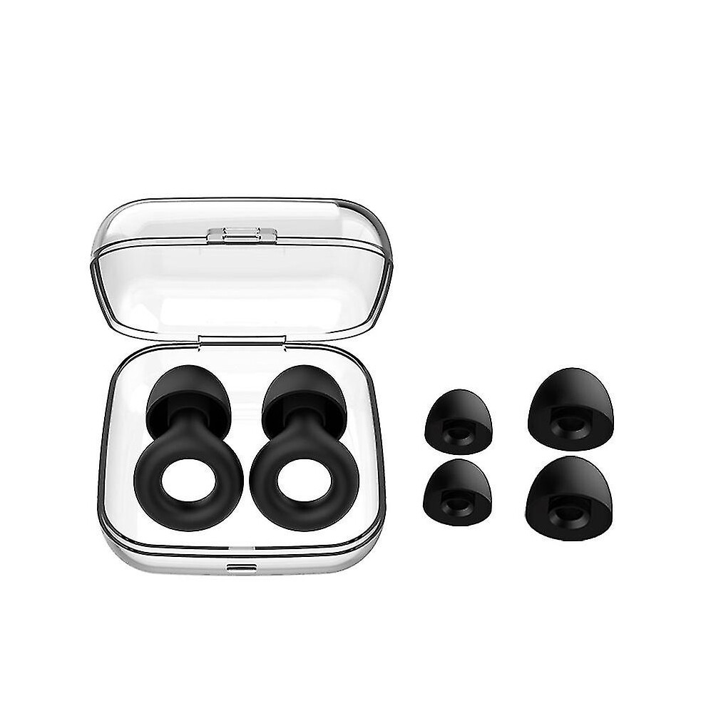 Reusable Silicone Earplugs, 30Db Noise Reduction For Sleeping Focus, Detachable Design, Portable With Case, Jayine 6901508442412