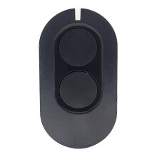 Controle Remoto 2 Canais 433MHz Compatível com DITEC GOL4 BIXLG4 Entrematic ZEN, Abridor de Portão de Garagem, Preto