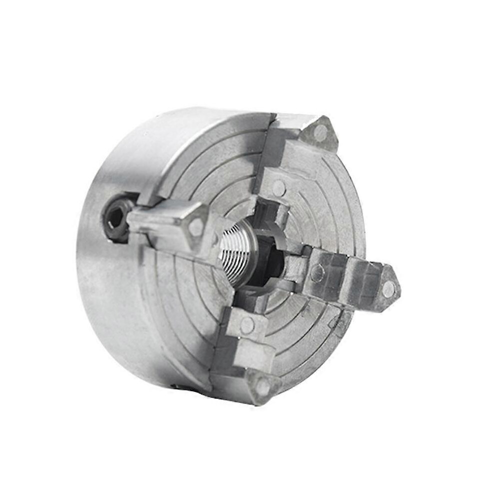 Self-Centering 4-Jaw Lathe Chuck With High Accuracy, Large Clamping Range, High Carbon Steel Construction For Woodworking General Lathes 6901508487826