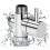 Shower Diverter Valve Solid Brass Construction Chrome Plated Three Way Valve for Handheld Fixed Showerhead 1
