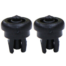 Luggage Rack Clips 2PCS Compatible with Nissan Qashqai Dualis Livina NOTE, Black ABS Fasteners, Ref 79916-JD00A
