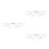 3St Grappige Gouden Brillenframes Glazen Outdoor Props 1