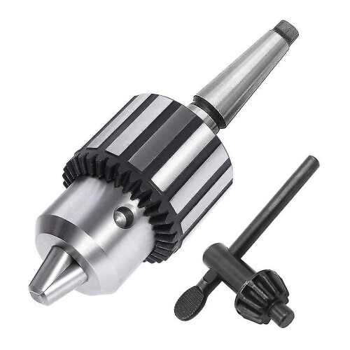 Keyed Drill Chuck, 2MT Spindle, 3-16mm (5/8") Capacity, Includes K32 Key for Machine Tools