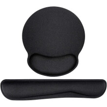 Ergonomic Wrist Support Set with Memory Foam, Compatible with Most Laptops and PCs, Non-Slip Base for Typing Comfort