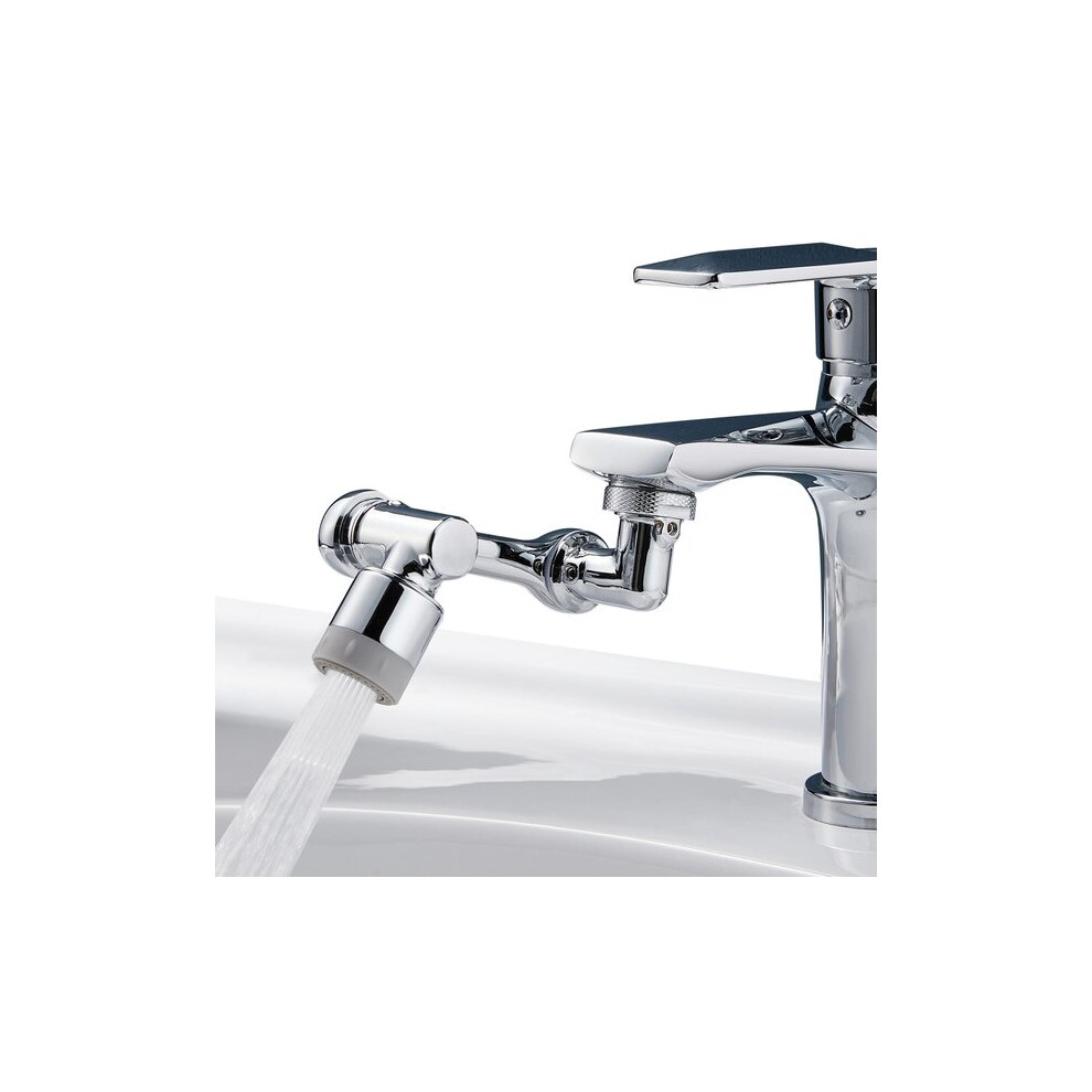 Swivel Faucet Extension With 1440 Rotation Brass Abs Construction For 22Mm 24Mm Faucets, Bubble Rinse Modes 6901508536401