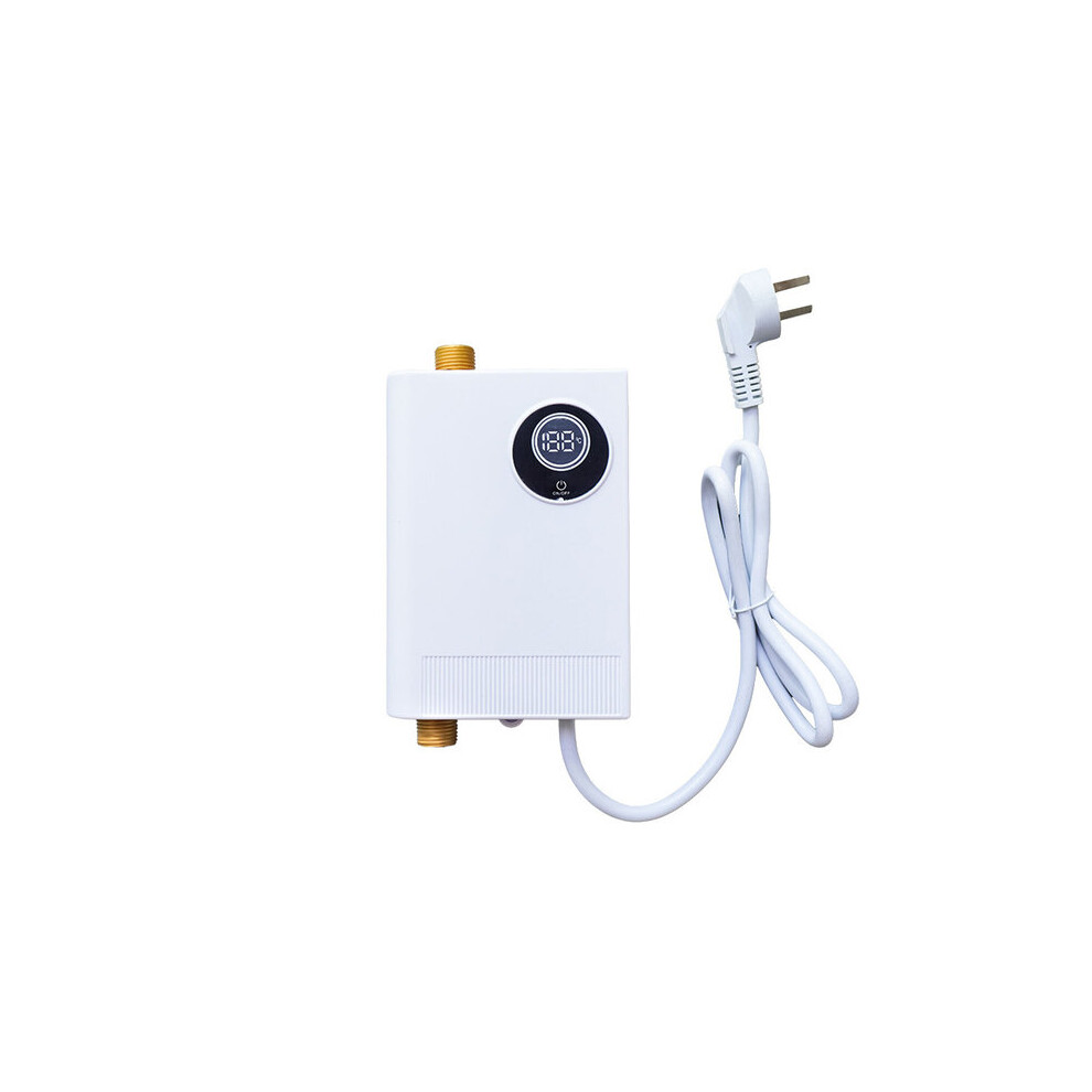 Tankless Electric Water Heater 3800W With Convertible C/F Display, Compact Design For Energy Efficient Instant Hot Water 6901508528734