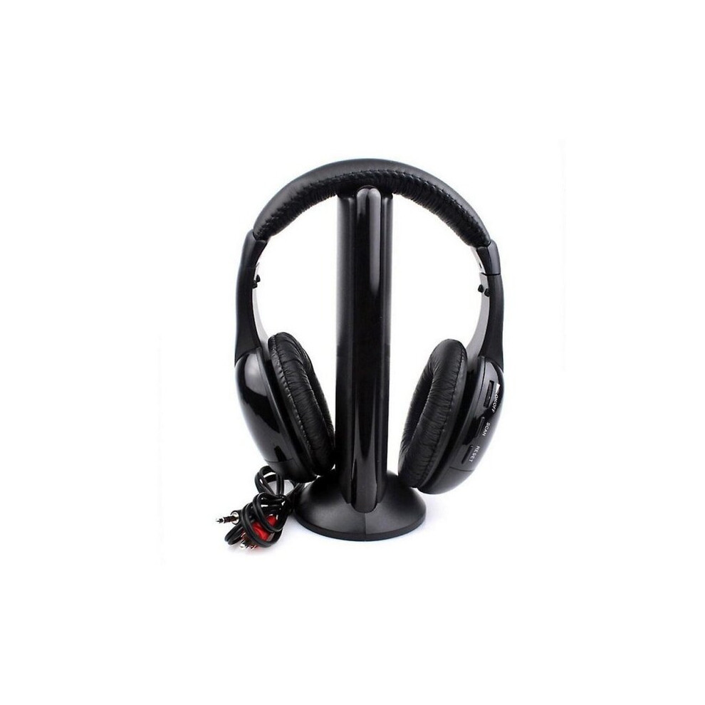 Wireless TV Headphones with Audio Receiver Function for Baby Monitor and Elderly Care