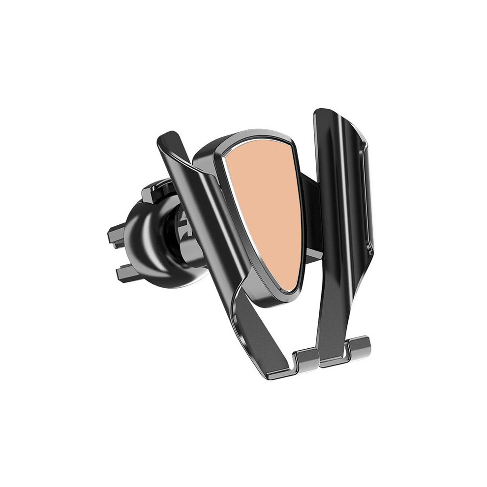 Gravity Car Mount Compatible With Ios Android Phones, Stable Clamping Holder For Car Dashboard With Finish Gold 6901508544093