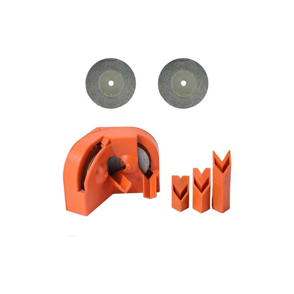 Drill Bit Grinder For Steel And Carbide Bits 2-16Mm, Heavy-Duty Nylon Construction With Grinding Wheels, Extends Drill Life For Workshop Site 6901508559080
