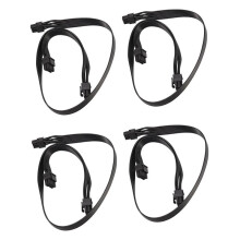 4X PCI-E 6 Pin to 2  6+2 Pin Power Supply Cable 6Pin to 8Pin for Cooler Master V Series V850 V700 V1000 Modular PSU