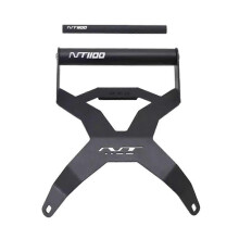 Motorfiets navigatiebeugel compatibel met Honda NT1100, zwarte metalen GPS-houder voor TFT-kuip, telefoonhouder