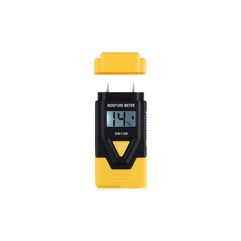 Digital Hygrometer Moisture Detector For Wood, Concrete, Plaster, Backlit Lcd Display With Temperature Reading, Portable Steel Probe Tester 6901508571143