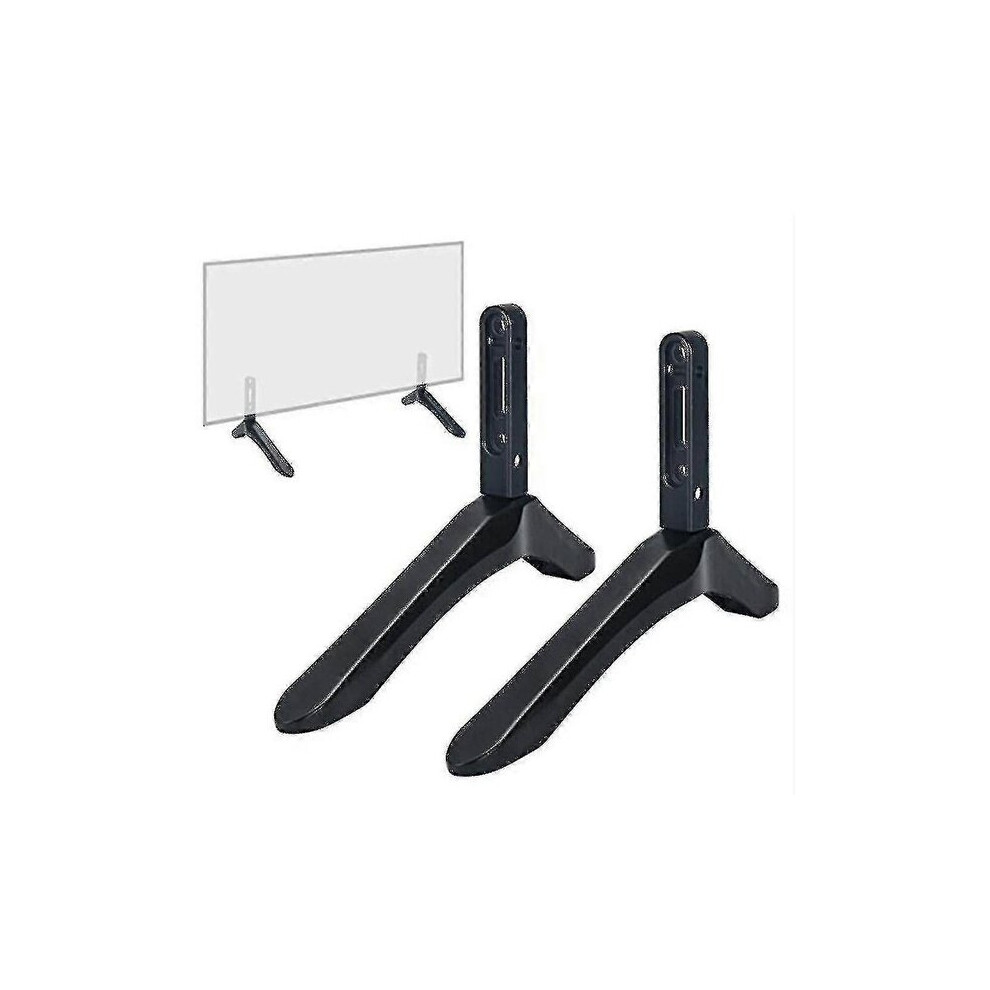 Aluminium Tv Desktop Mount Compatible With 32-65 Inch Tvs, Adjustable Height Stand With Scratch Protection Base 6901508579057