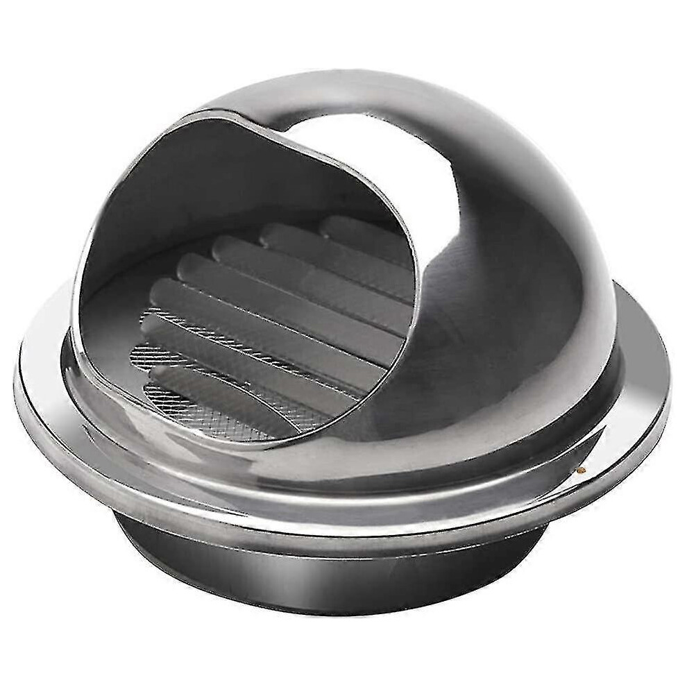 Insect-Proof Vent Cover 150Mm Round Stainless Steel For Exhaust Grille, Windproof, Rainproof Design 6901508601802