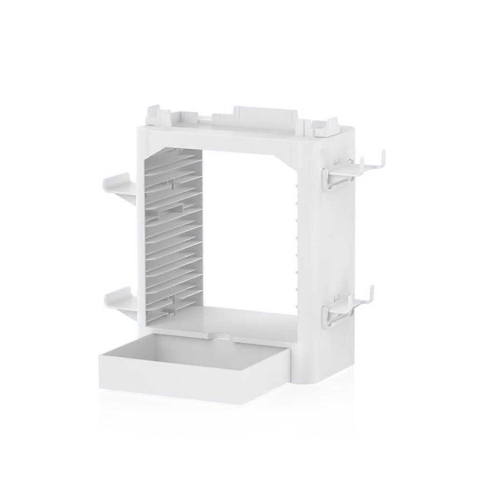 Game Console Storage Rack For Discs Controller, Abs Organising Stand, Modular Assembly Tower White 6901508610569