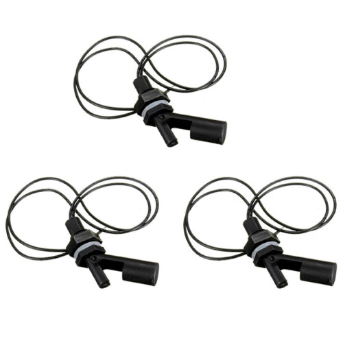Liquid Level Sensor, 3pcs, 110V/220V, 10W, Horizontal Float Switch for Tank, Hydroponics Filtration Systems
