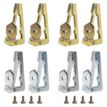 Zeitschaltuhr-Auslöser-Set aus Metall, kompatibel mit T100, T101 und T104, 8 Auslöseeinheiten mit Befestigungsschrauben für Zeitschaltuhren