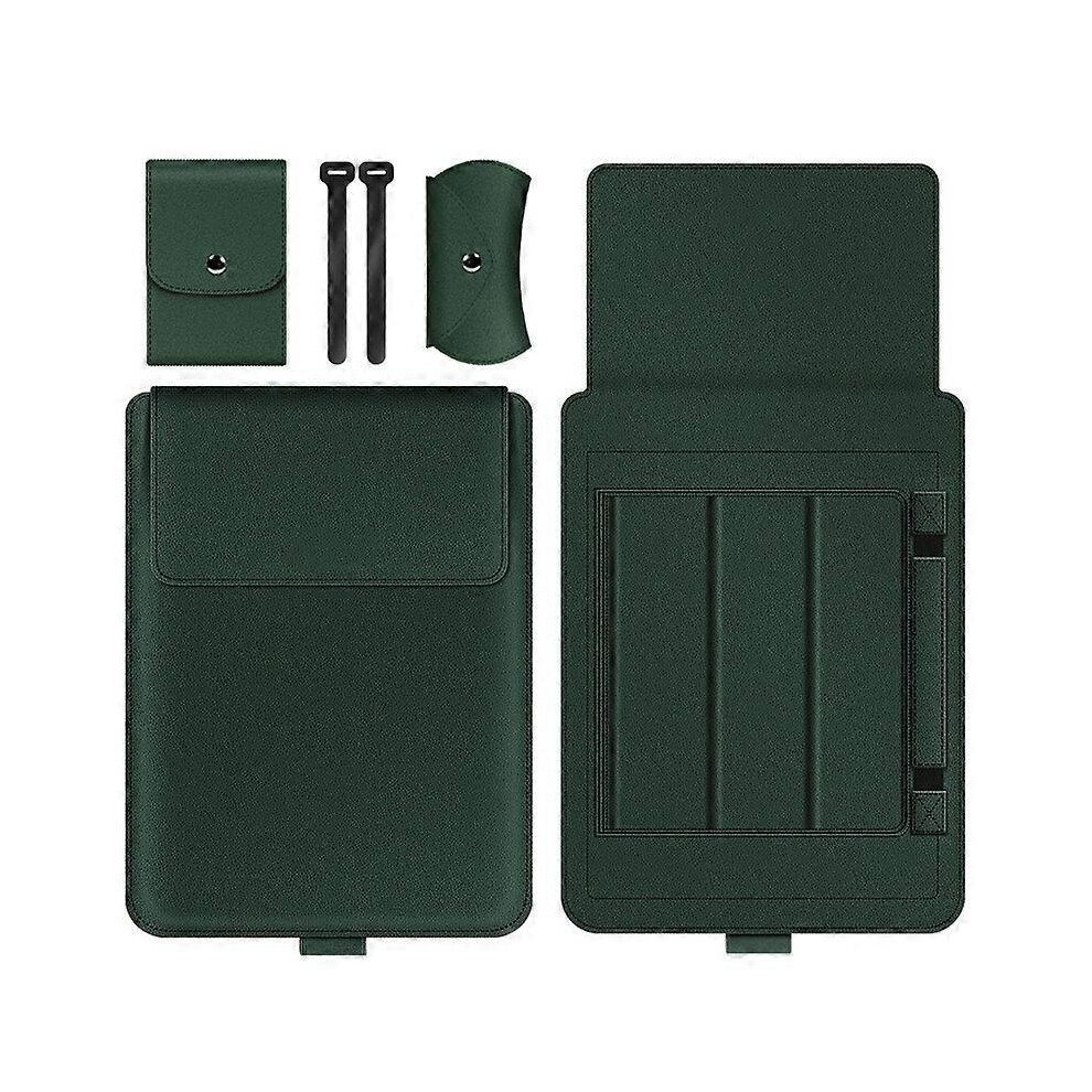 Foldable Magnetic Laptop Stand Bag, Portable Pu Case With Built-In Stand For 13-14 Inch Laptop 6901508588004