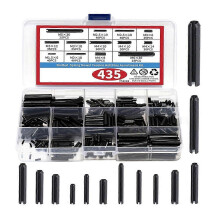 Federstift-Set aus Kohlenstoffstahl, 435-teiliges Sortiment zur Reparatur und Befestigung mechanischer Installationen