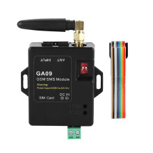 Allarme GSM Sicurezza Casa 8 Canali, Invio SMS a 6 Numeri, Design Compatto per Pannello