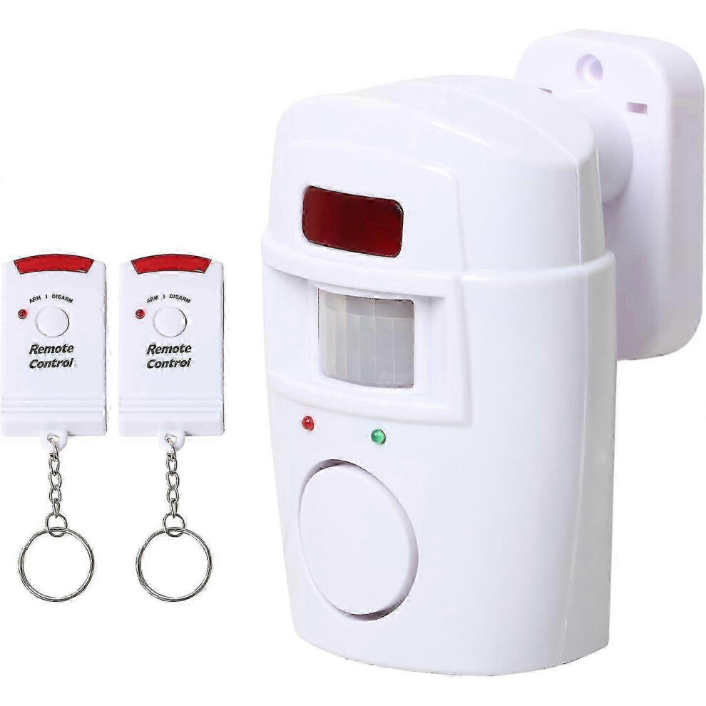 Wireless Induction Alarm With 105Db Loud Siren, Battery Powered, Remote Control And Adjustable Wall Mount For Shed And Garage Security 6901508592452