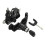 Conjunto de Trava e Fecho de Capô de Plástico ABS Compatível com FORD IT MK7, Preto, Conjunto Completo com 2 Chaves 1
