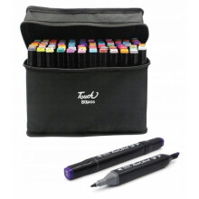 Sketch Markers with Dual Nibs, 80-Piece Set for Art Creation, Fine Broad Tips (0.3cm 0.6cm), Drawing Pens for Sketching Illustrating