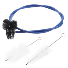 Trumpet Cleaning Kit 3pcs Brush Set with Flexible Snake Brush Mouthpiece and Valve Brushes