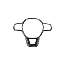 ABS Interior Trim Cover Compatible with Honda Civic 2022-2023 Models, Steering Wheel and Control Panel Protection, Carbon Fibre Design