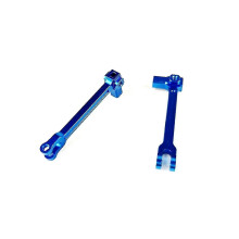 Spurstangenset für 1/10 RC-Cars, blaue Aluminium-Lenkgestänge, 2-teilig, kompatibel mit den Modellen RH1043 und RH1045