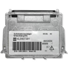 HID Headlight Ballast compatible with BMW, Jeep, Volvo Models, Silver Metal Housing, Xenon Ballast Replacement