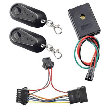 Electric Bike Alarm with Remote Control, Engine Lock Anti-Theft System Compatible with 48-72V Electric Bicycles