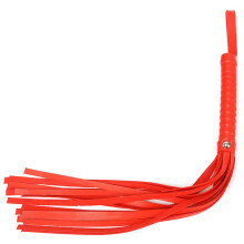 (red) BDSM Leather Whip - Couples Spanking Sex Toy (50 chars)