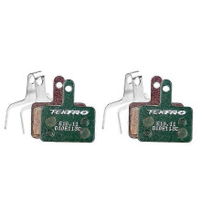 Disc Brake Pads for Hydraulic System, Compatible with Shimano BR-M900/M9020 Series, Red/Green Metal Ceramic Compound, Enhanced Braking Performance