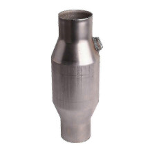 Convertitore catalitico universale da 2,5 pollici, mattone ceramico da 400 CPI per motori fino a 5,9 litri, costruzione in acciaio inossidabile.