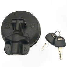 Tampa de Tanque de Combustível em ABS Preto Compatível com Hitachi Zax200 210 240 360-5G, Substituição de Montagem Direta