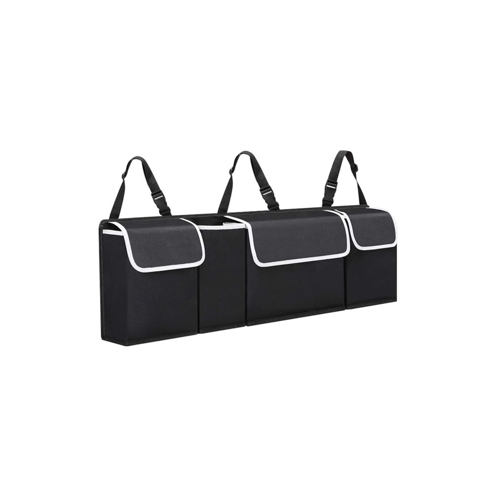 Suv Hanging Back Seat Organiser Compatible With Most Vehicles, Multiple Pockets Oxford Cloth Storage Bag For Travel Essentials 6901508518186