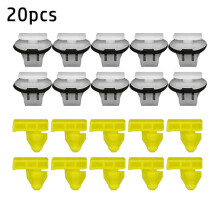 Plastic Fasteners Compatible with Nissan Juke Wheel Arch Trim - Complete 20-Piece Clip Set for Front and Rear Repair
