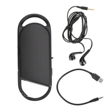 Digital Voice Recorder, Aluminum Alloy Body 8 Hours Continuous Recording for Clear Audio in Conferences, 8GB Storage, USB 2.0
