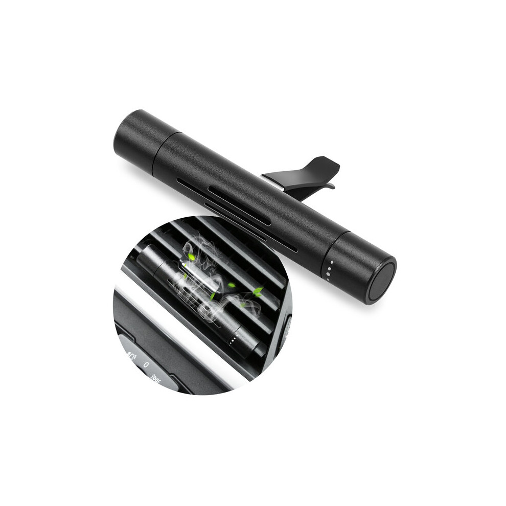 Aviation Aluminium Alloy Car Air Vent Clip, Compatible With Most Cars, Metal Air Freshener With Solid Scent Stick 6901508526273
